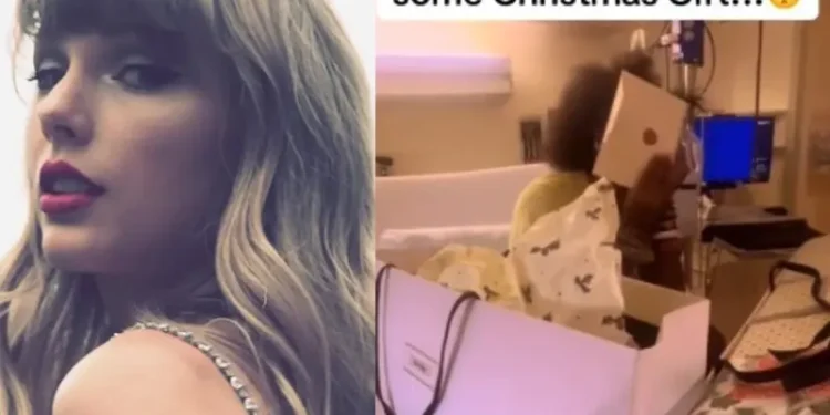 VIDEO | Taylor Swift regala costosas prendas a joven que conoció en hospital