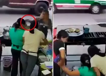VIDEO | Mujer lanza aceite hirviendo a vendedora de ‘kekas’; esta fue la razón