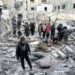 Bombardeo israelí en campo de refugiados de Gaza deja 17 muertos