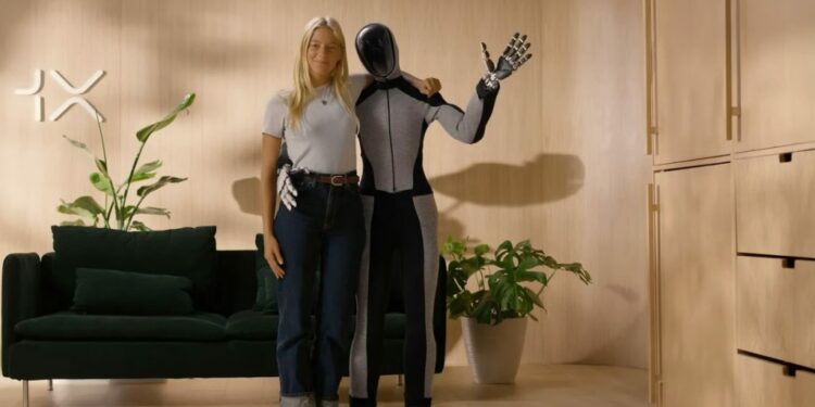 Neo, el robot que haría las tareas del hogar