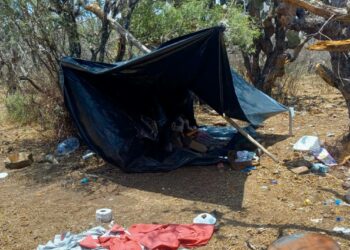 Se reporta el descubrimiento de un presunto narcocampamento en Guadalcázar