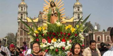 Se conmemora el 493 aniversario de la aparición de la Virgen de Guadalupe