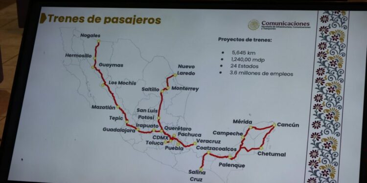 Inician los avances del tren de pasajeros