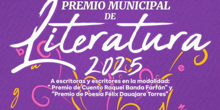 Se abre Convocatoria al Premio Municipal de Literatura 2025