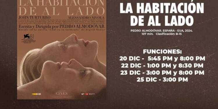 Invitan al estreno de la película “La habitación de al lado”