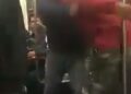 Dos hombres protagonizan riña en la Línea 2 de la CDMX