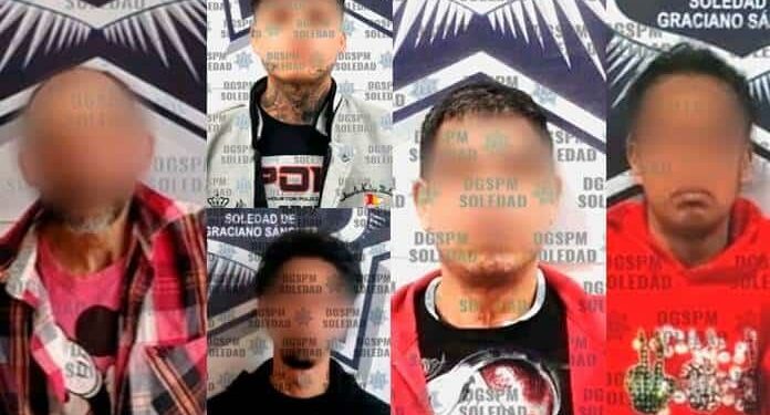 Arrestan a 5 personas en situación de adicción en Soledad
