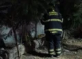 VIDEO| Incendio en Iztapalapa consume cajas de tráiler en la Central de Abasto