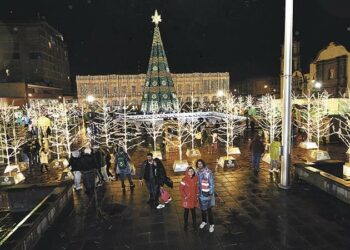 Eventos navideños en las plazas del centro de la ciudad
