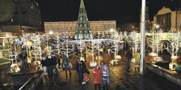 Eventos navideños en las plazas del centro de la ciudad