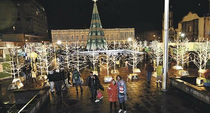 Eventos navideños en las plazas del centro de la ciudad