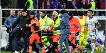 VIDEO: Edoardo Bove se desploma en el terreno de juego