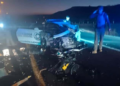 Impactante accidente vial deja a dos policías heridos