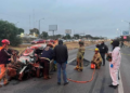 Dos personas fallecieron en un accidente en la Carretera 57, a la altura de la Zona Industrial