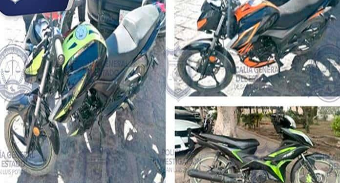 3 individuos fueron arrestados por robo de motocicletas