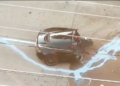 Un McLaren acabó dividido en dos después de chocar en un área escolar de Dallas: los ocupantes resultaron fallecidos