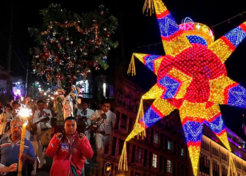¿En qué lugar se llevó a cabo la primera posada de Navidad en México?