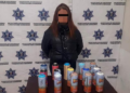 Una pareja fue detenida por grafitear en el Centro