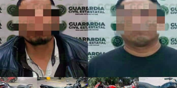 Individuos son detenidos por haber robo de motocicletas