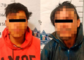 Detienen a 2 individuos por romper vidrios de establecimientos comerciales