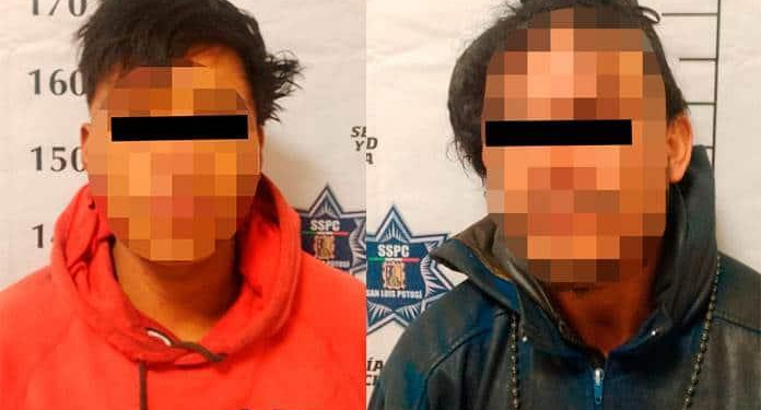 Detienen a 2 individuos por romper vidrios de establecimientos comerciales