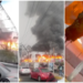 VIDEOS: Incendio devasta bazar navideño en Teoloyucan, Estado de México