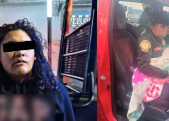 Mujer sustrae a un bebé recién nacido durante una celebración navideña; es rescatada por agentes de policía en la estación del Metro Tacubaya