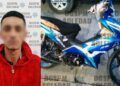 Individuo se accidentó en moto hurtada