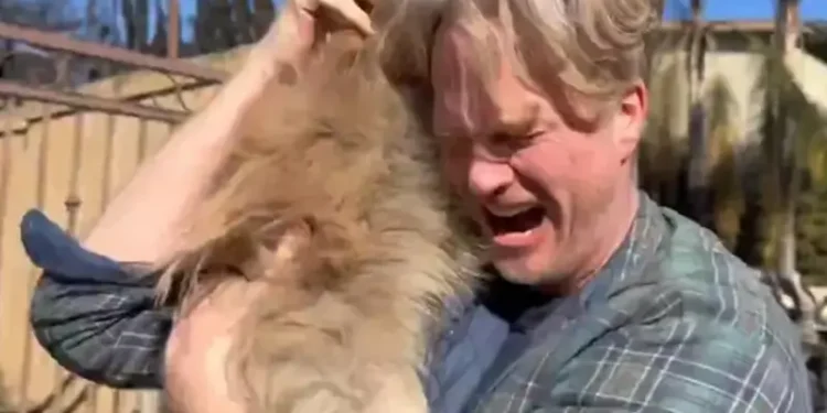 Perrito ‘Oreo’ sobrevive a las llamas durante 5 días y se reencuentra con su dueño