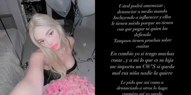 Influencer afirma estar embarazada de Christian Nodal y manda mensaje a Pepe Aguilar