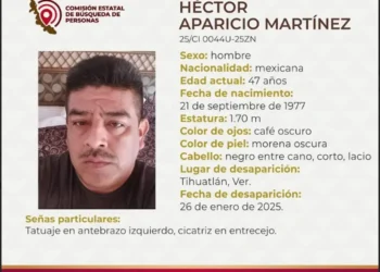 Denuncian la desaparición de un padre buscador en Veracruz