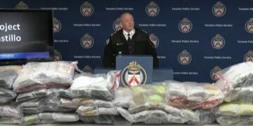 Canadá incauta 835 kilos de cocaína al CJNG, el mayor decomiso en Toronto