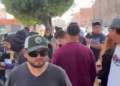VIDEO | Ubers bloquean Eje Vial exigiendo la liberación de repartidor detenido por licencia falsa