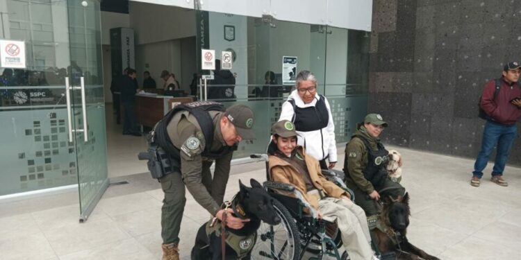 VIDEO| La policía hace realidad el sueño de un joven con discapacidad al ser oficial por un día
