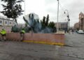 VIDEO | Fuego consume jardinera en Fundadores