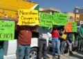 VIDEO | Manifestación por escasez de medicamentos e insumos en el IMSS