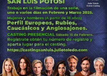 Llevarán a cabo casting en San Luis Potosí para una nueva serie