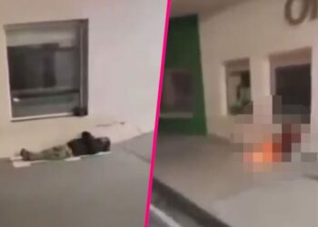 VIDEO| Fiscalía investiga el caso de jóvenes que lanzaron pirotecnia a un indigente
