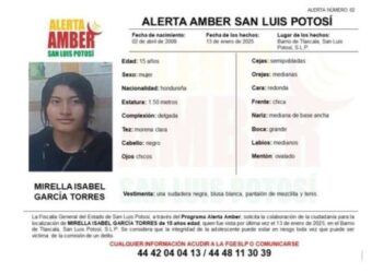 La FGE emite una Alerta Amber por la desaparición de una joven de 15 años