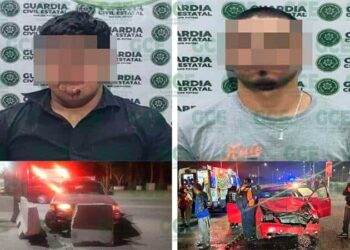 Detienen a conductores involucrados en accidentes viales