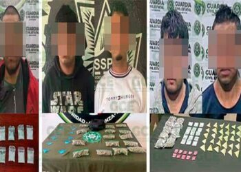 Captura GCE a cinco delincuentes en operativos