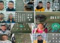 Detienen a 11 narcotraficantes con 140 dosis de droga
