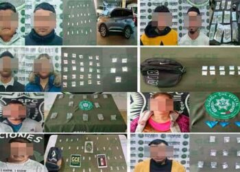 Detienen a 11 narcotraficantes con 140 dosis de droga