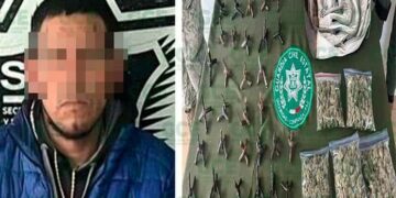 Capturan a un individuo en Matehuala con “ponchallantas” y marihuana