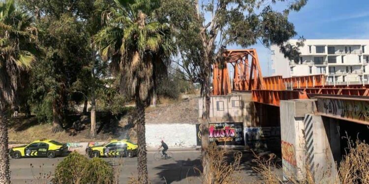 Un centroamericano resulta herido al intentar evitar ser atropellado por un tren en Puente Naranja