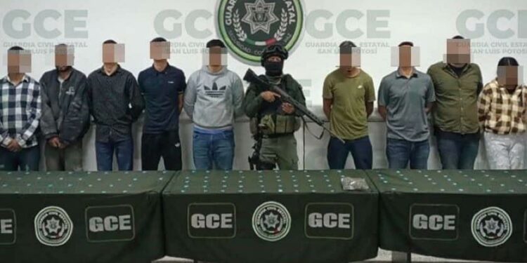 Desarticulan banda delictiva en Guadalcázar; 11 arrestados