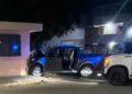Camioneta choca contra una vivienda durante persecución