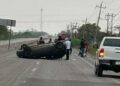 Familia sufre accidente hay tres lesionados