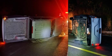 Accidente vehicular deja a familia afectada en carretera Valles-Mante