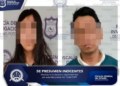 Detienen a pareja por asalto a chofer de plataforma digital